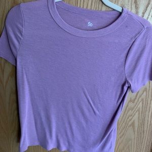 Ribbed t shirt